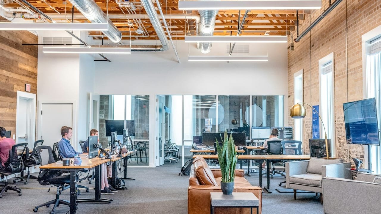 Business team reviewing AI calling agent performance metrics